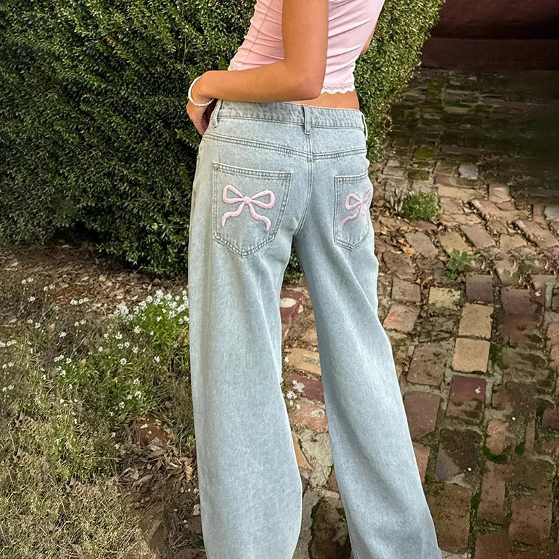 Viral Bow Jeans