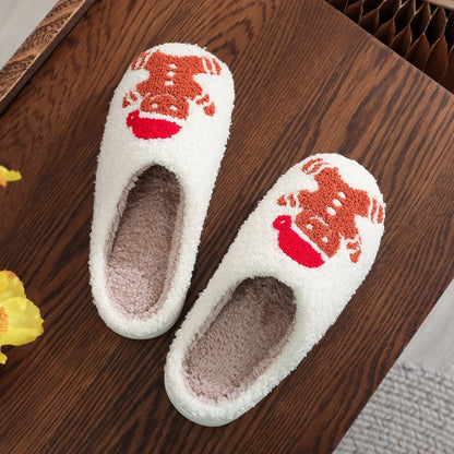 Gingerbread Christmas Slippers