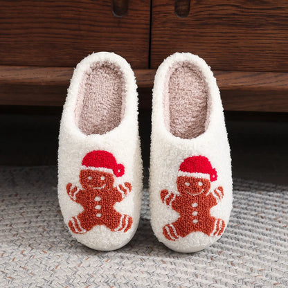 Gingerbread Christmas Slippers